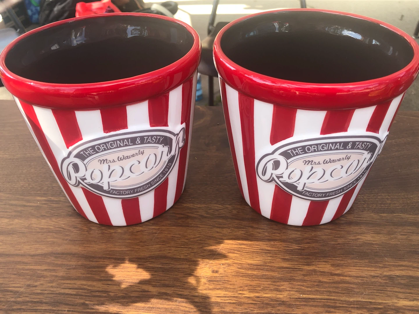 Popcorn Bowls - Set of 2.  Price firm.