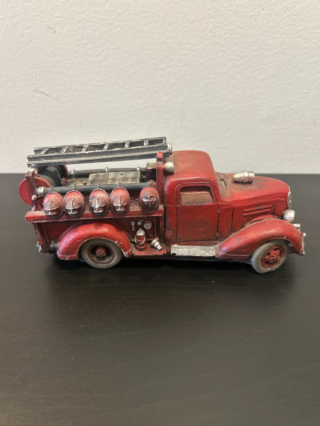 Vintage Style Fire Truck Ornament - photo 2