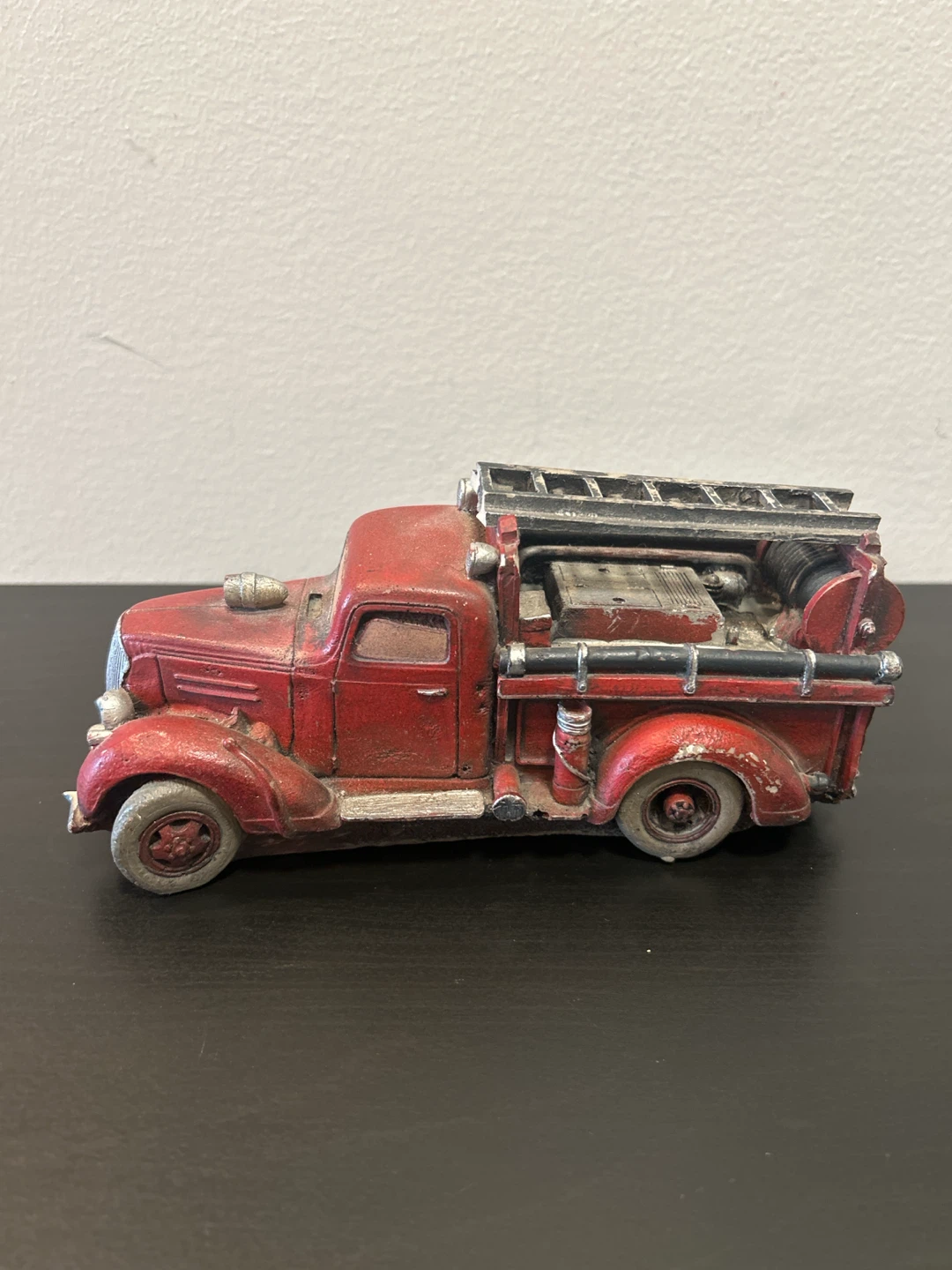 Vintage Style Fire Truck Ornament - photo 4