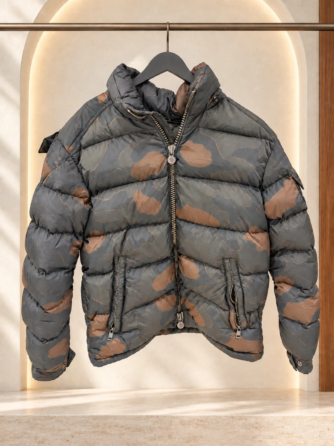 Moncler Camo Puffer Jacket