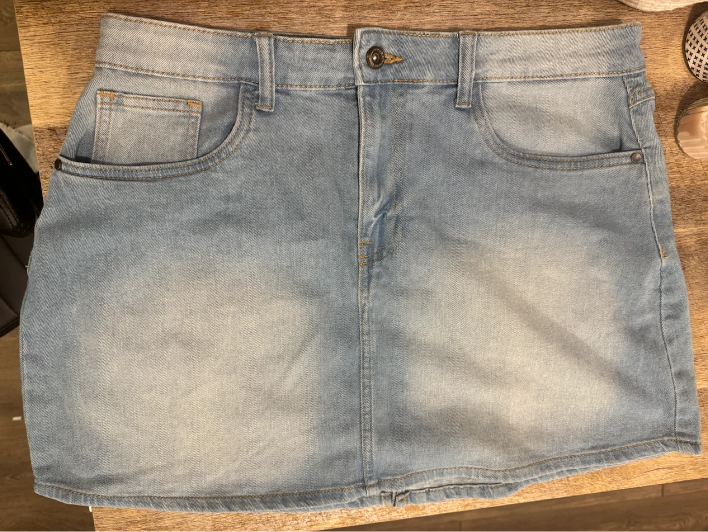 Levi Life Co. Light Wash Denim Straight Skirt - photo 2