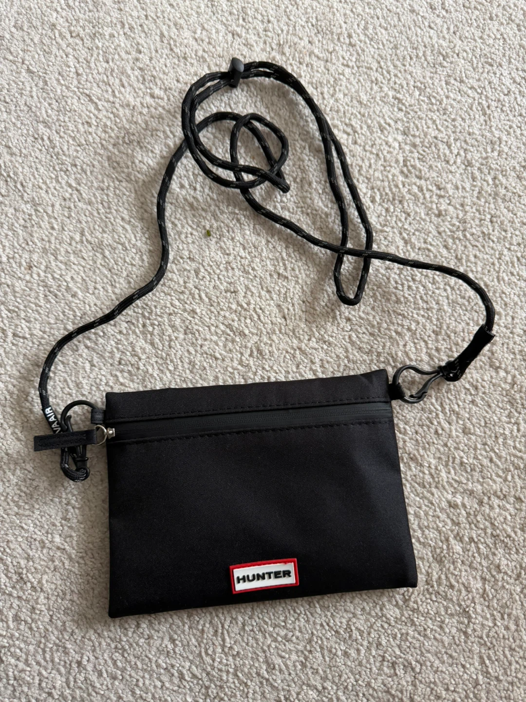 Hunter Black Crossbody Pouch