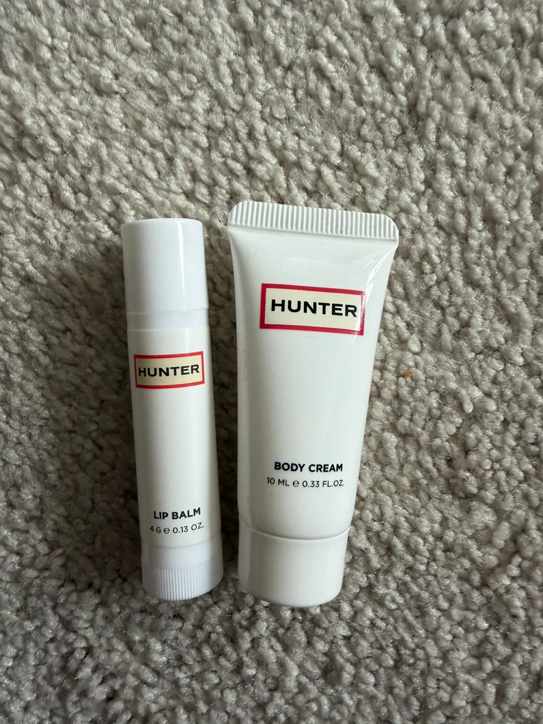 Hunter Lip Balm and Body Cream Set
