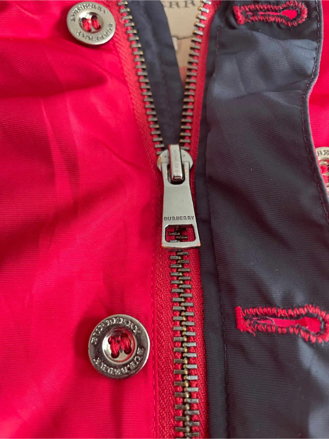 Burberry Red Kids Hooded Jacket - photo 4