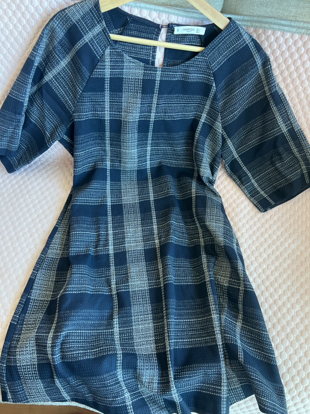 Mango Plaid Dress