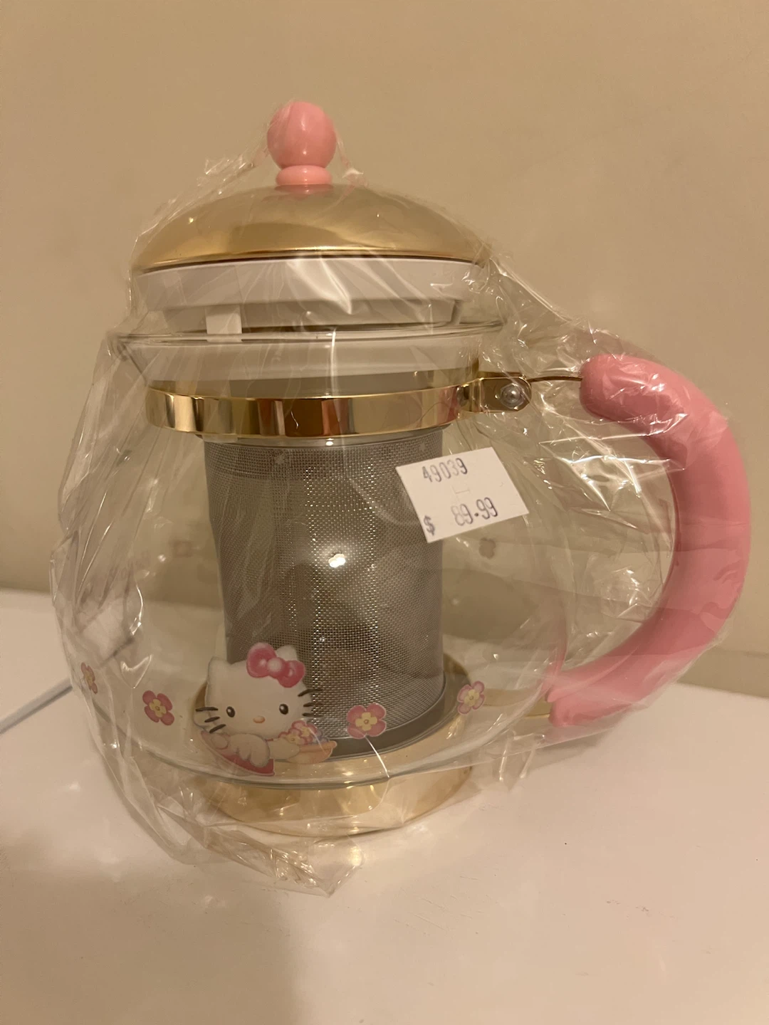 Hello Kitty Angel Glass Teapot