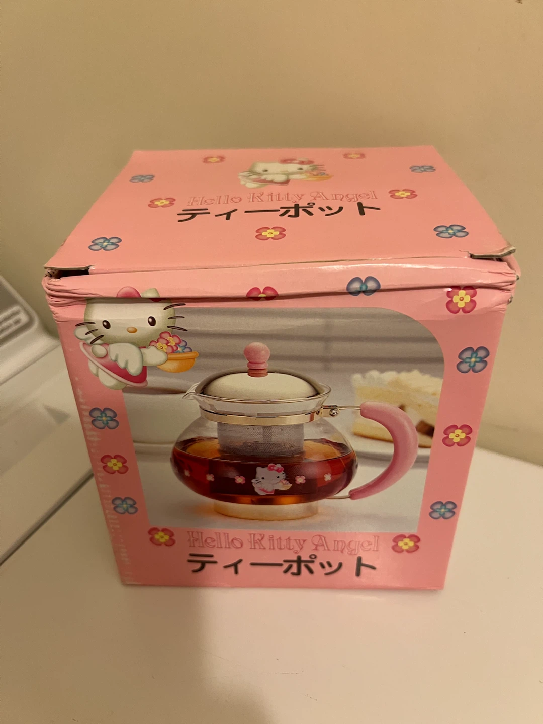 Hello Kitty Angel Glass Teapot - photo 3
