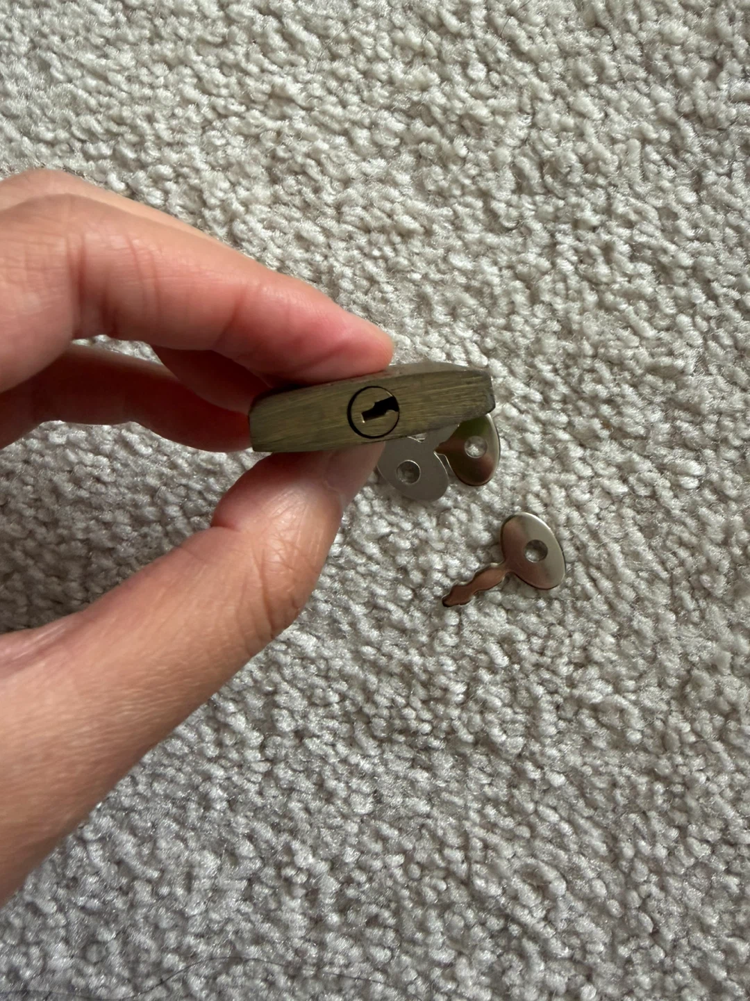 Firm Brass Padlock with 3 Keys - photo 3