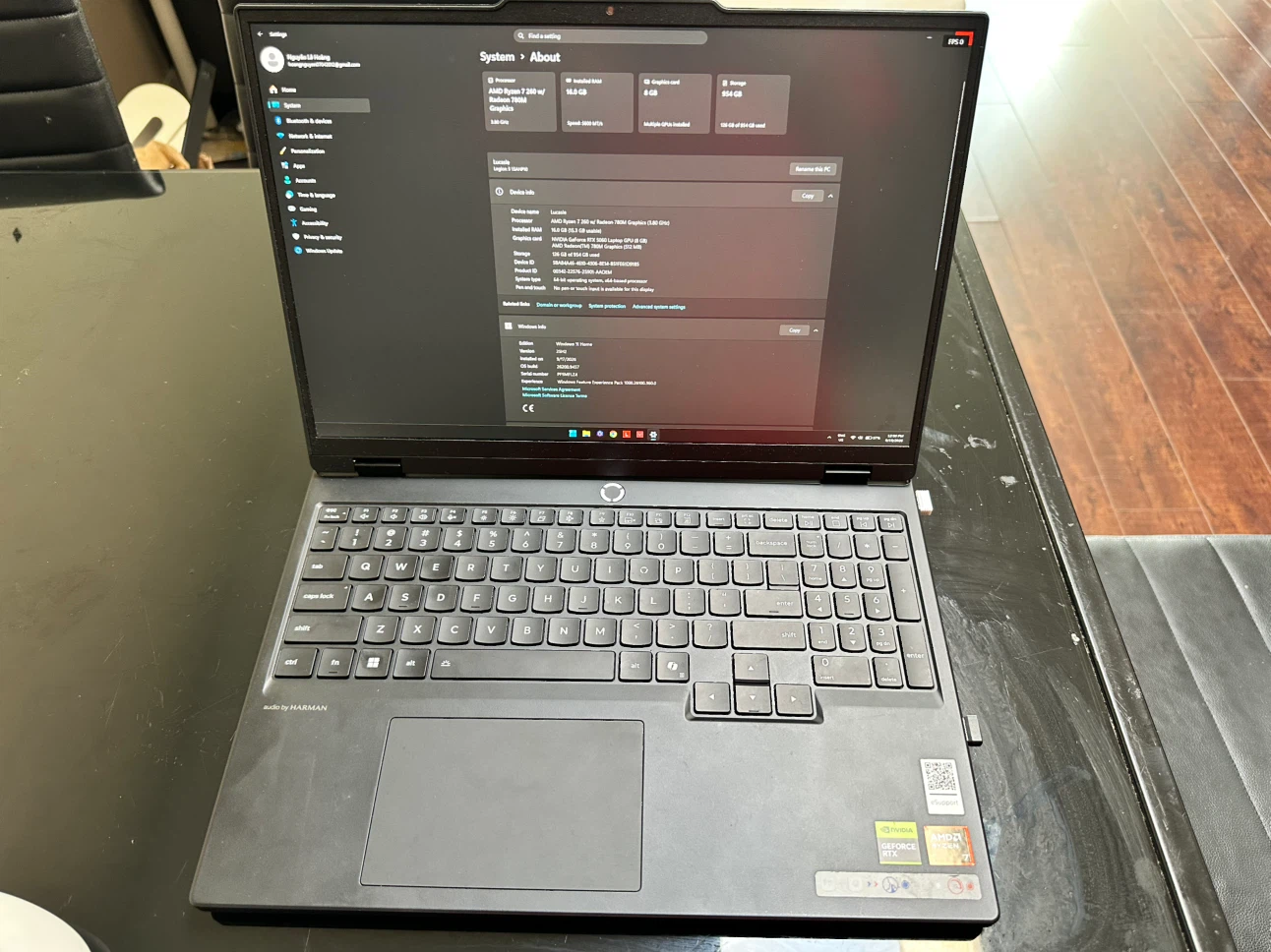 Laptop Gaming Lenovo Legion 5 15AHP10 - photo 2