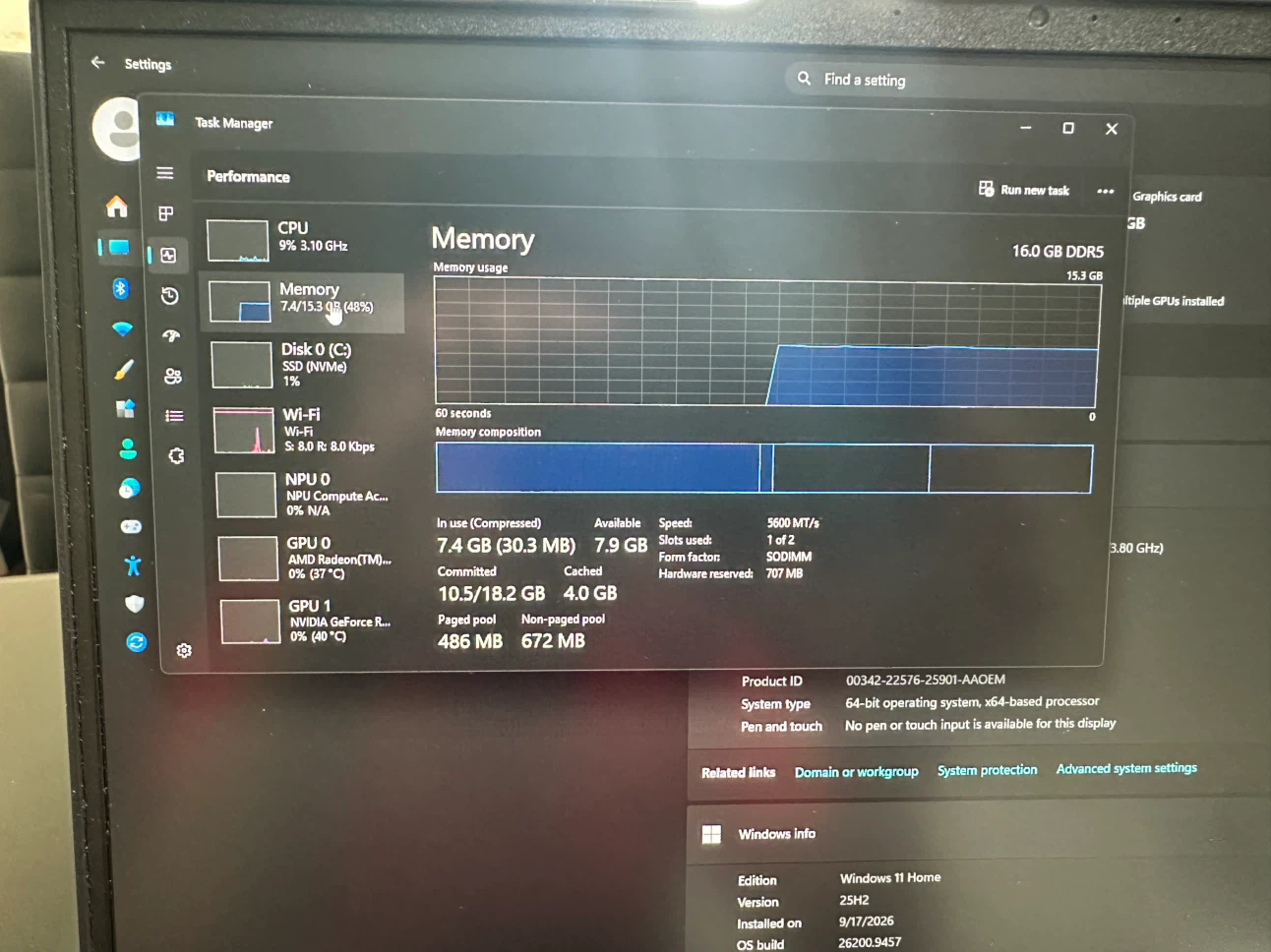 Laptop Gaming Lenovo Legion 5 15AHP10 - photo 5