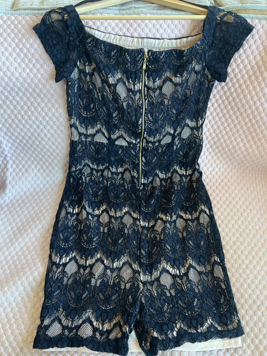 Dorothy Perkins Navy Lace Dress - photo 3