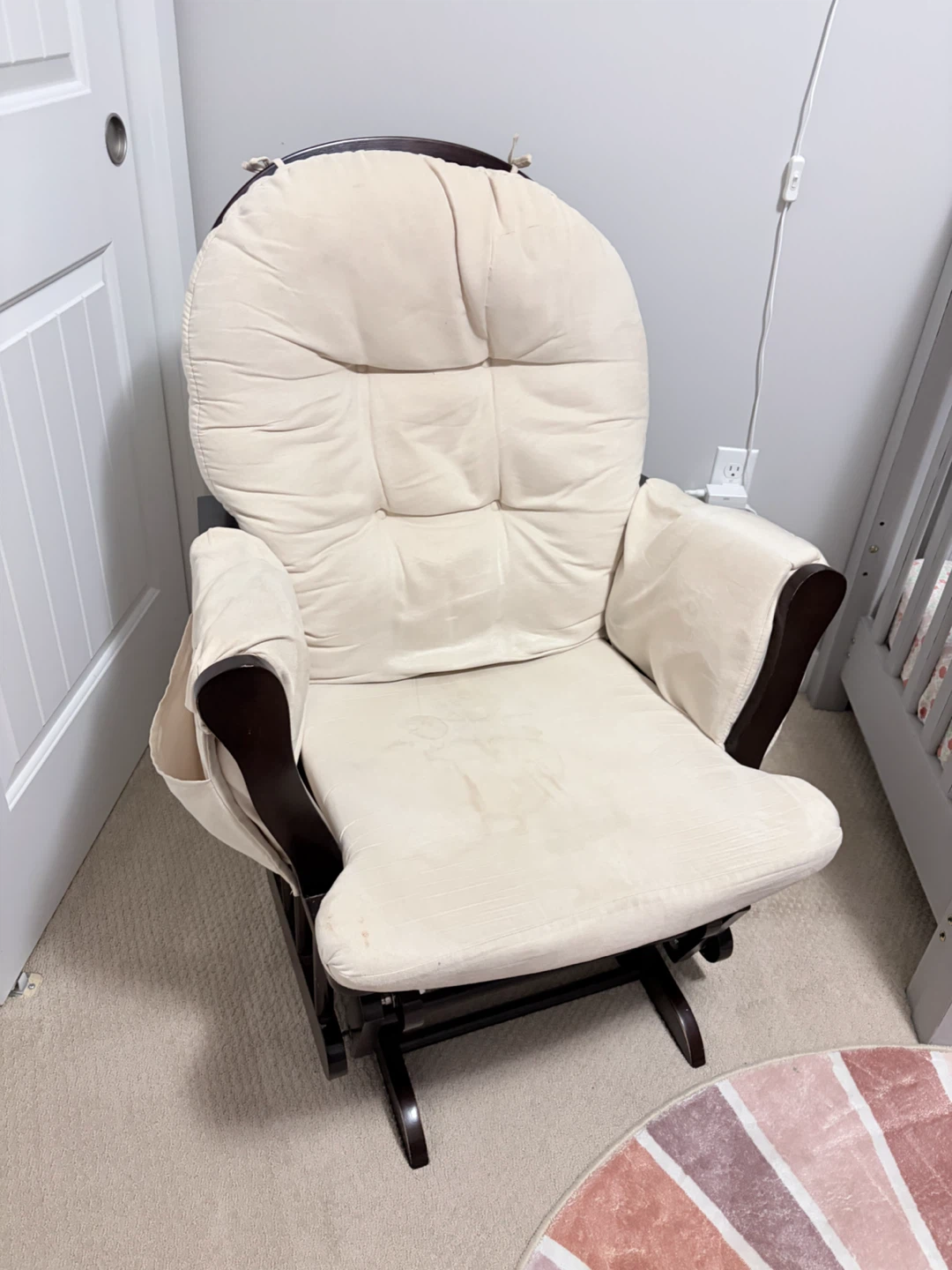 Wooden Glider Rocking Chair