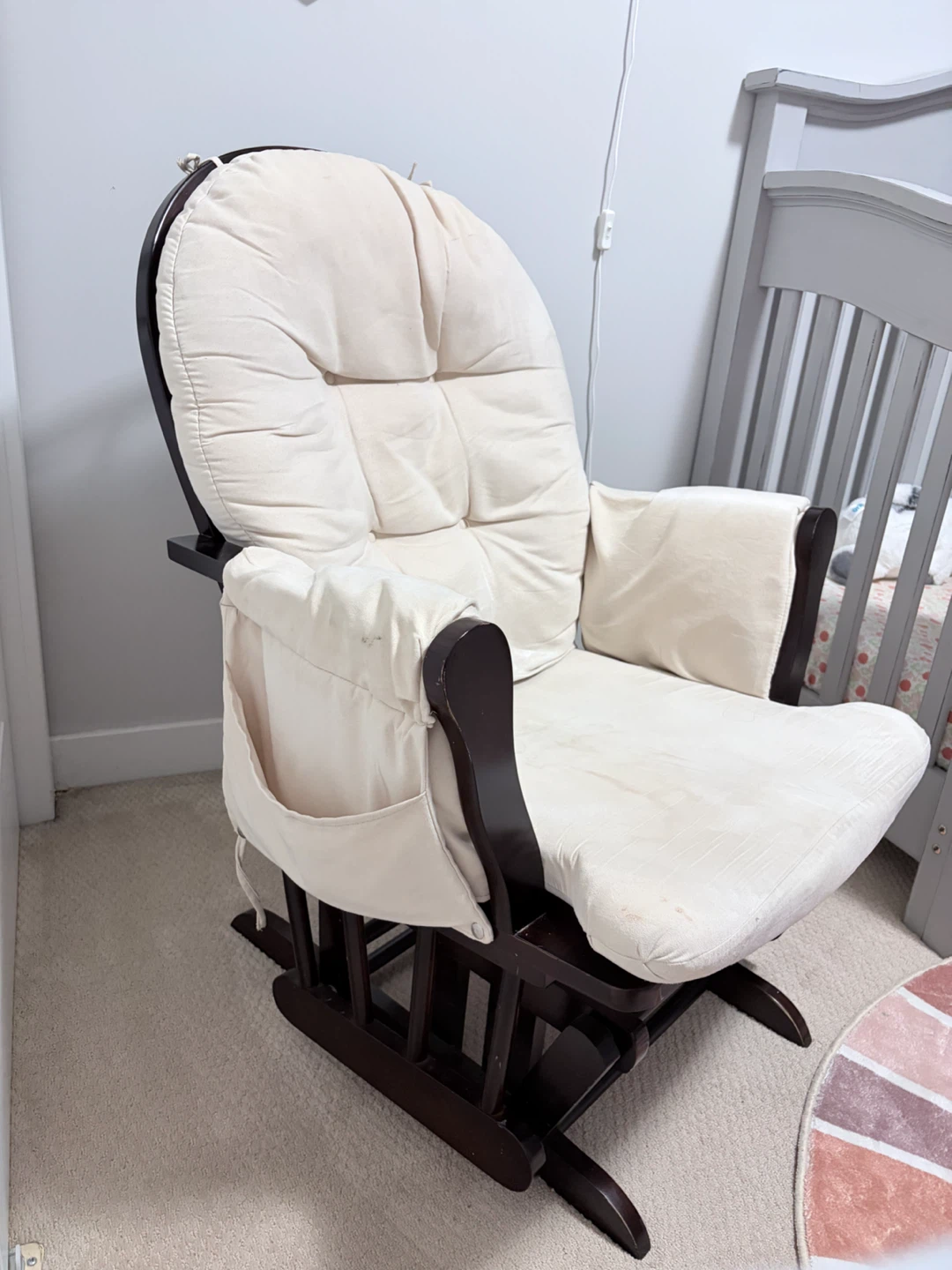 Wooden Glider Rocking Chair - photo 2