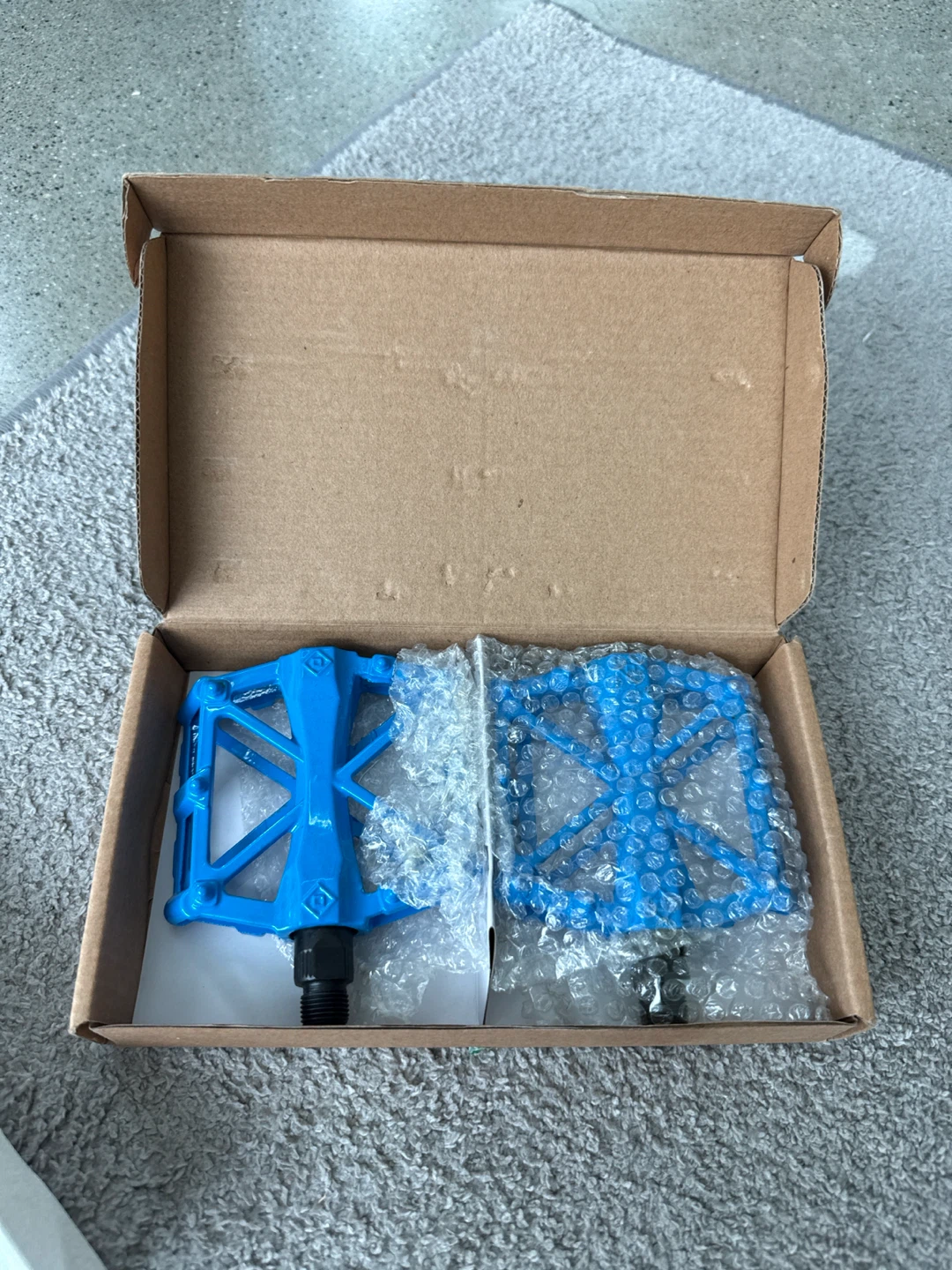 Blue Bicycle Pedals