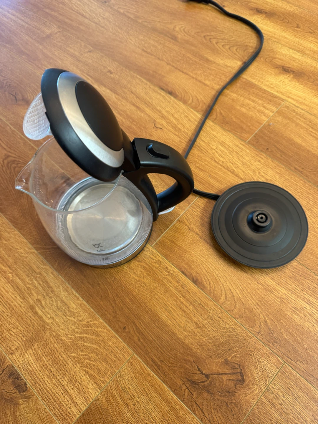 Master Chef Glass Electric Kettle 1.2L