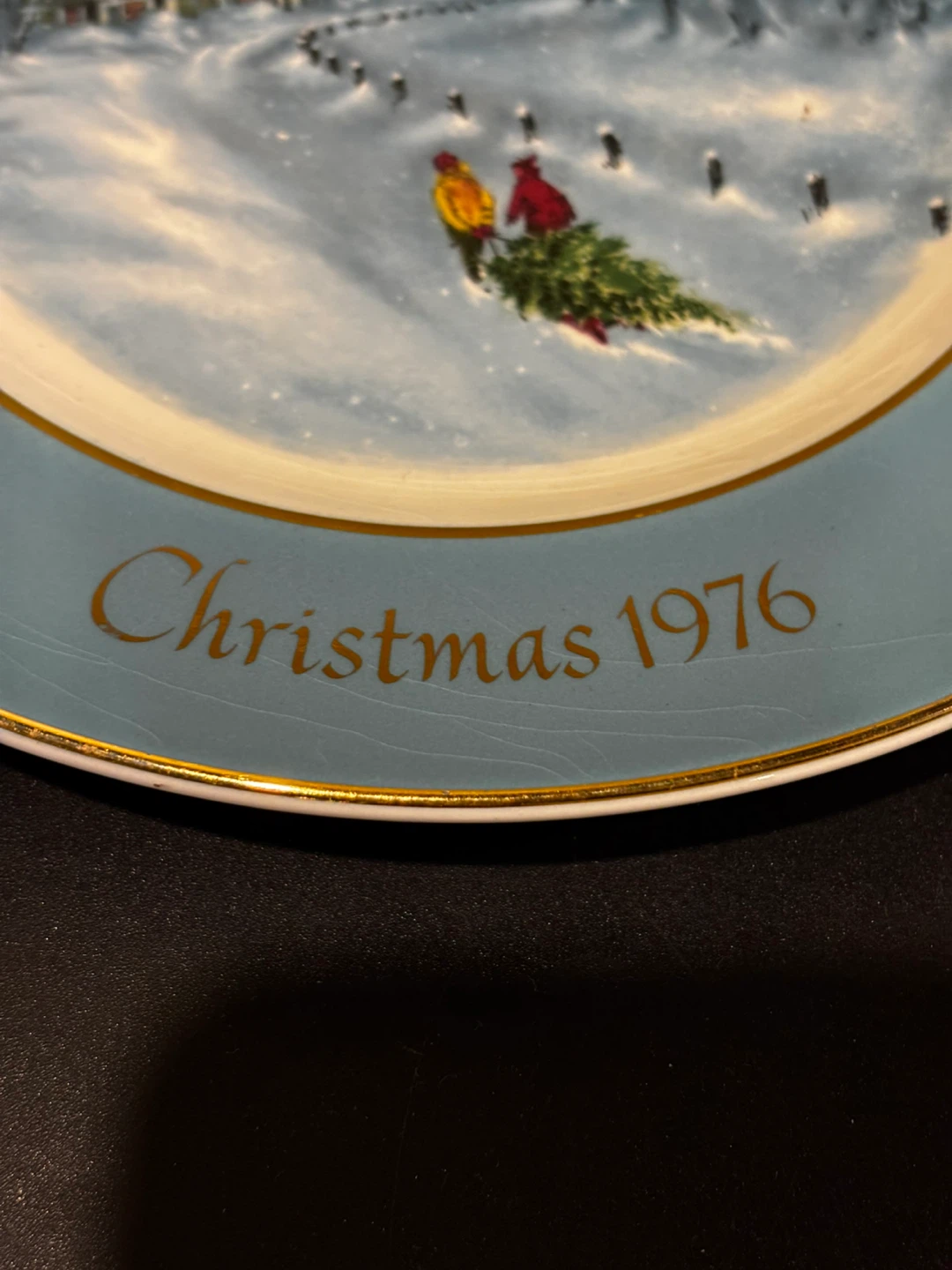 1976 Avon Christmas Plate - Third Edition - photo 2