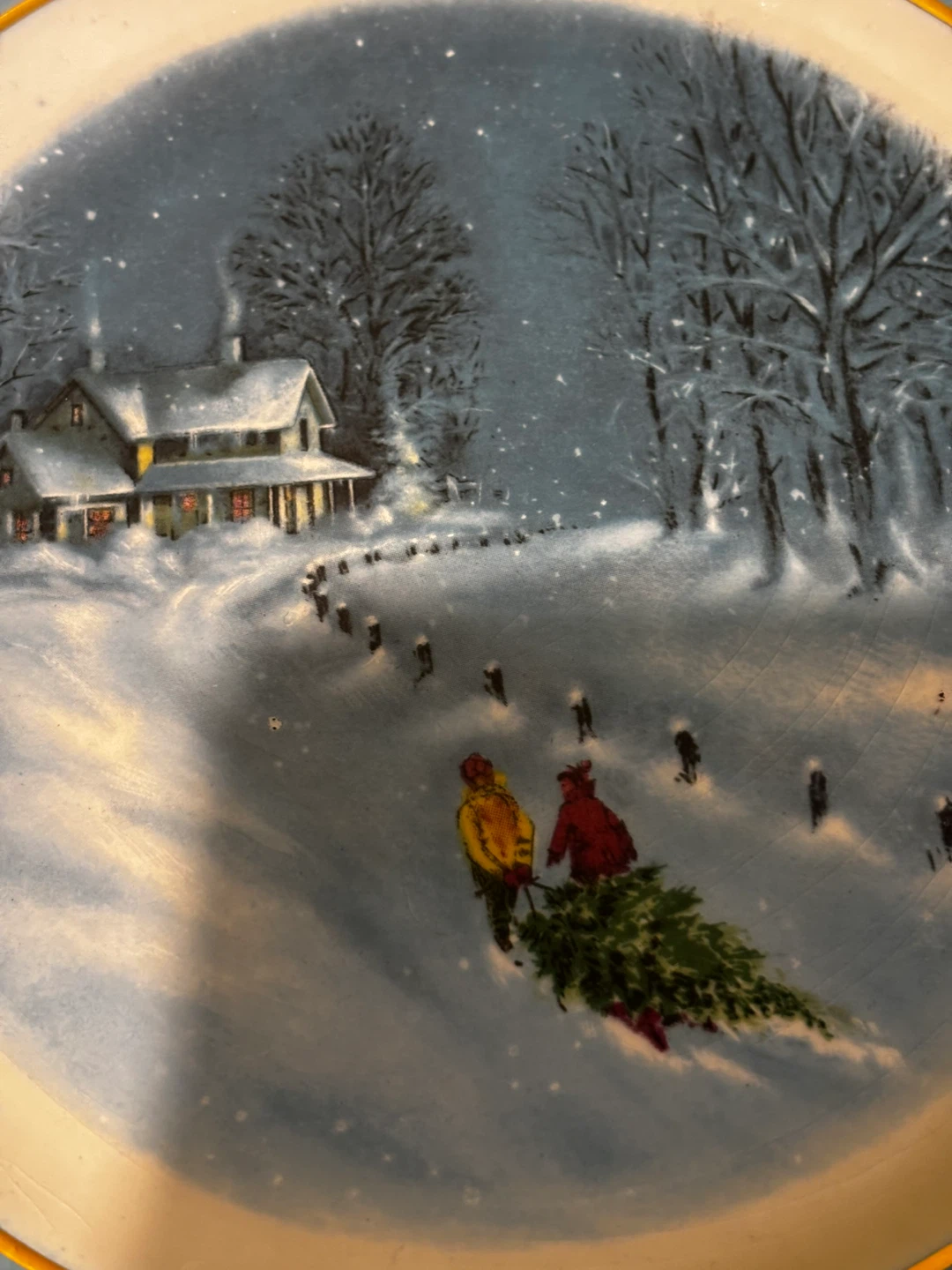 1976 Avon Christmas Plate - Third Edition - photo 3
