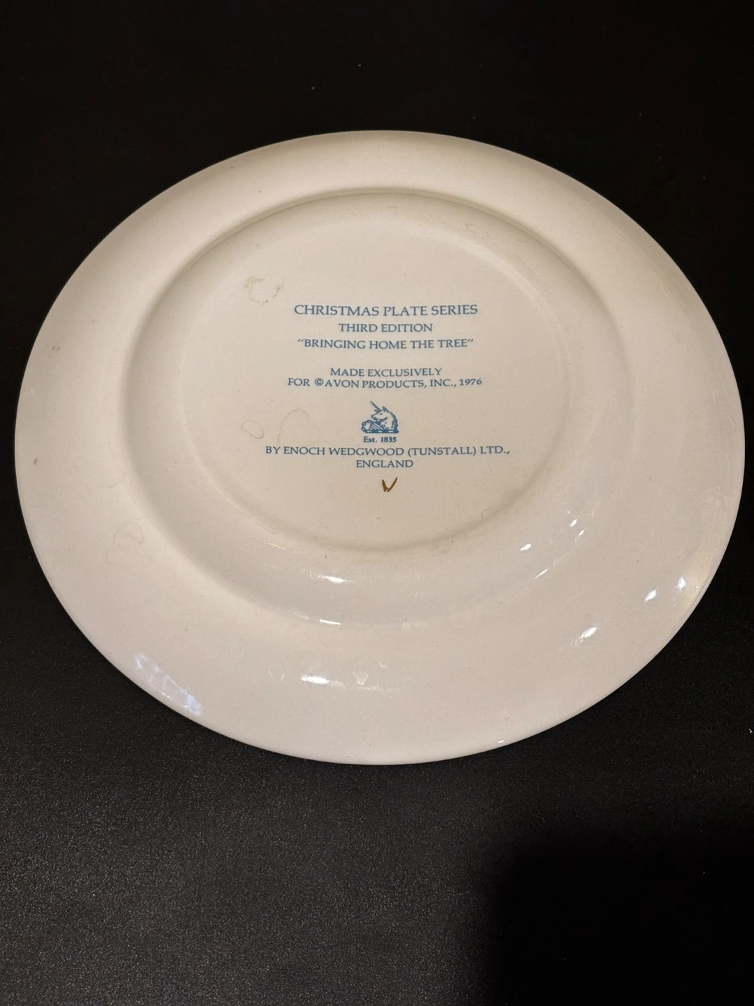 1976 Avon Christmas Plate - Third Edition - photo 4