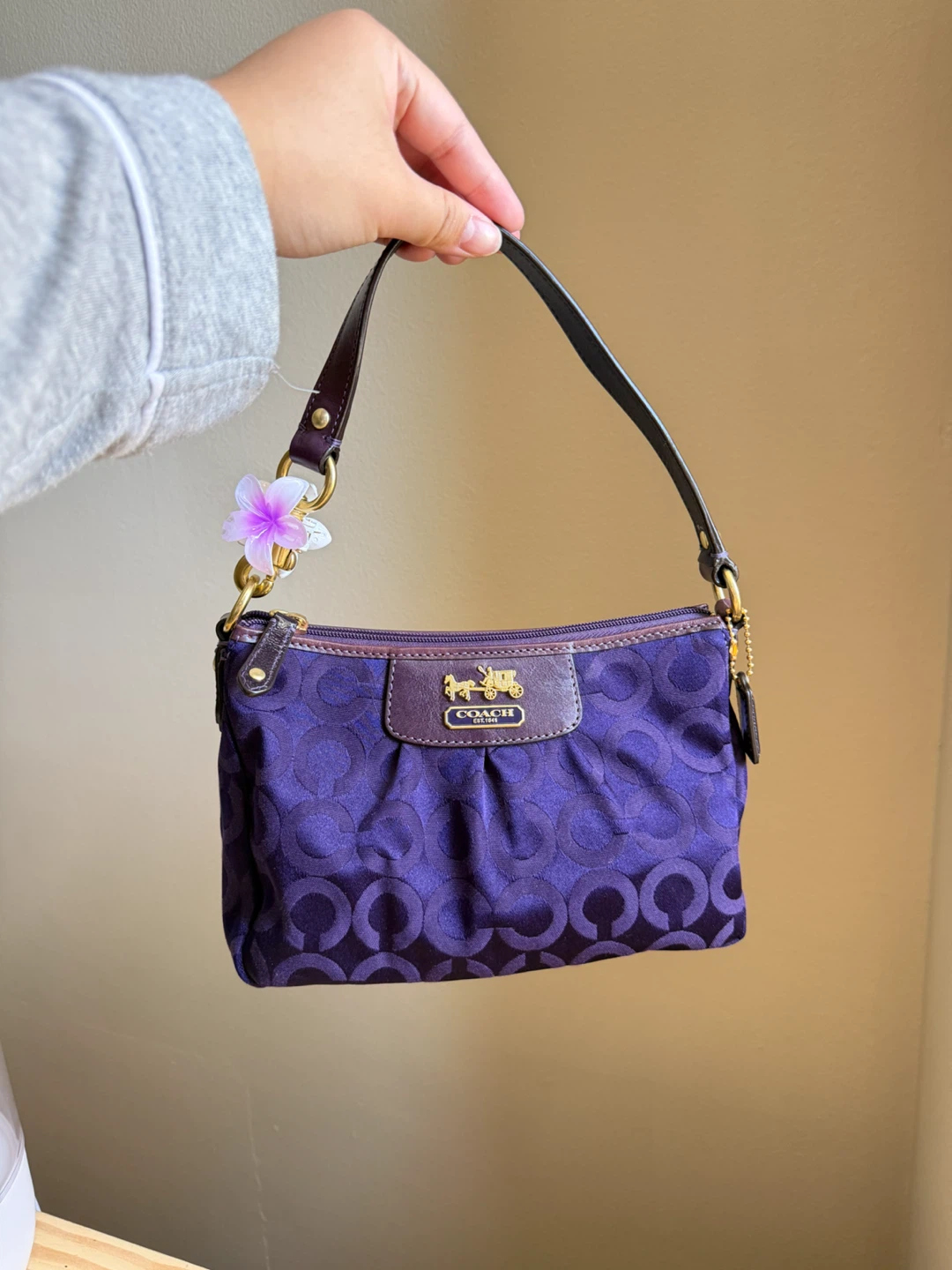 Vintage Coach Madison Purple