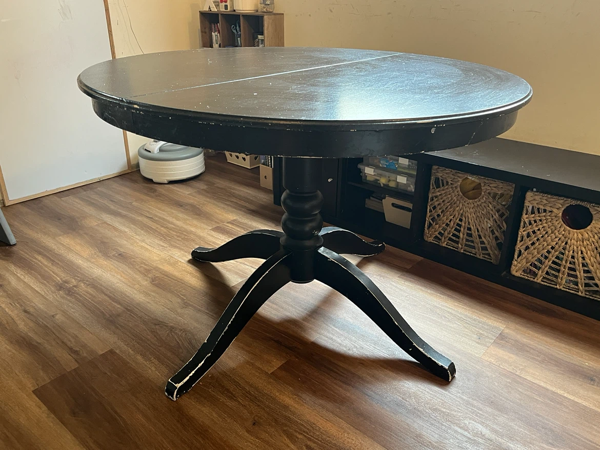 Black Expandable Dining Table