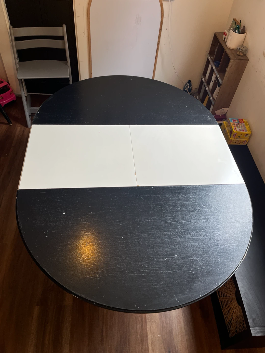 Black Expandable Dining Table - photo 5