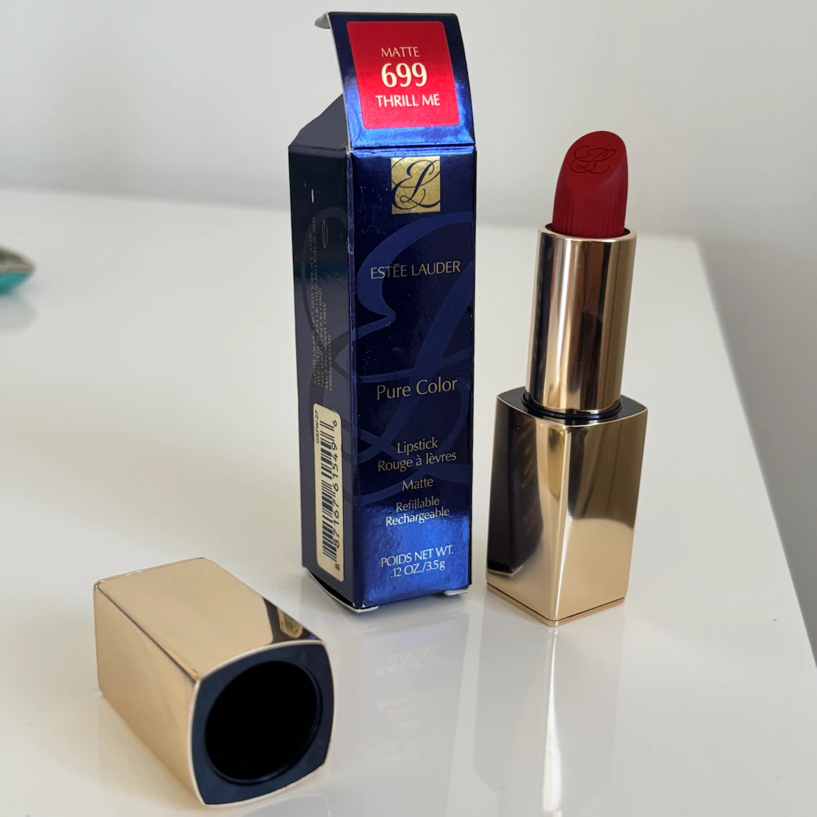 Estee Lauder Pure Color Matte Lipstick 699 Thrill Me - photo 2