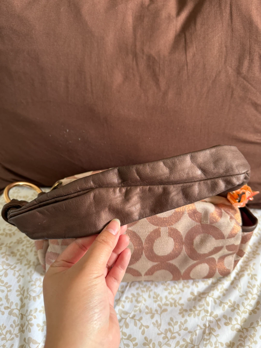 Vintage Coach Parker Rose gold - photo 2