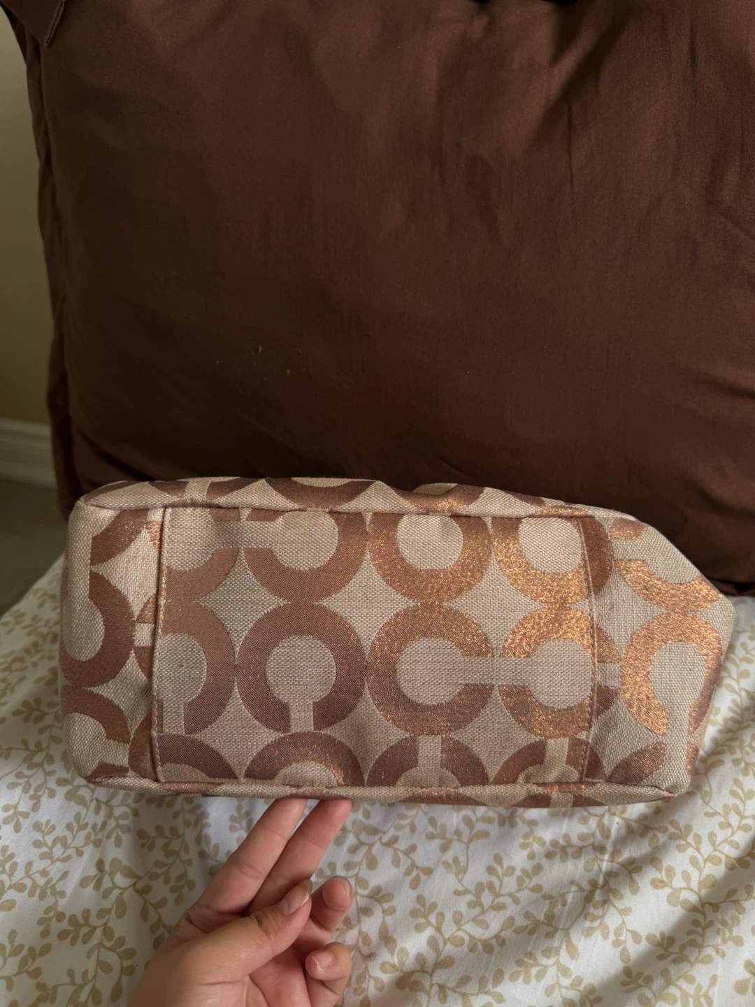 Vintage Coach Parker Rose gold - photo 4