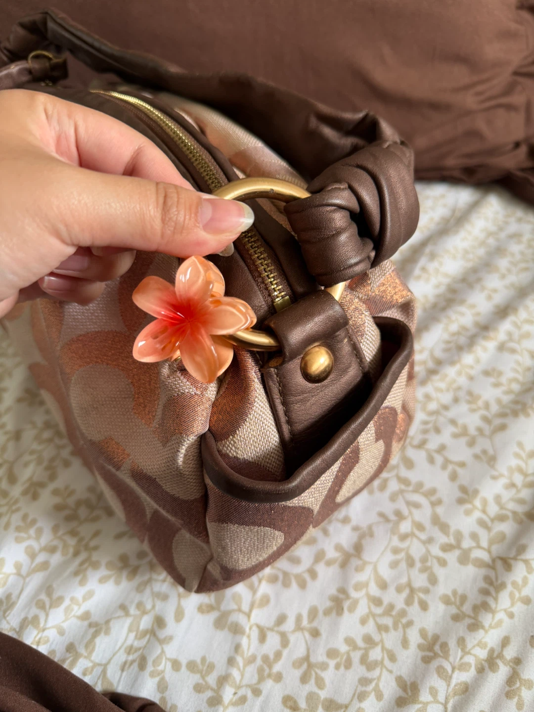 Vintage Coach Parker Rose gold - photo 5