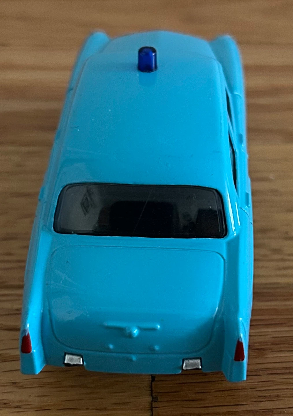 Vintage Light Blue Diecast Toy Car - photo 5