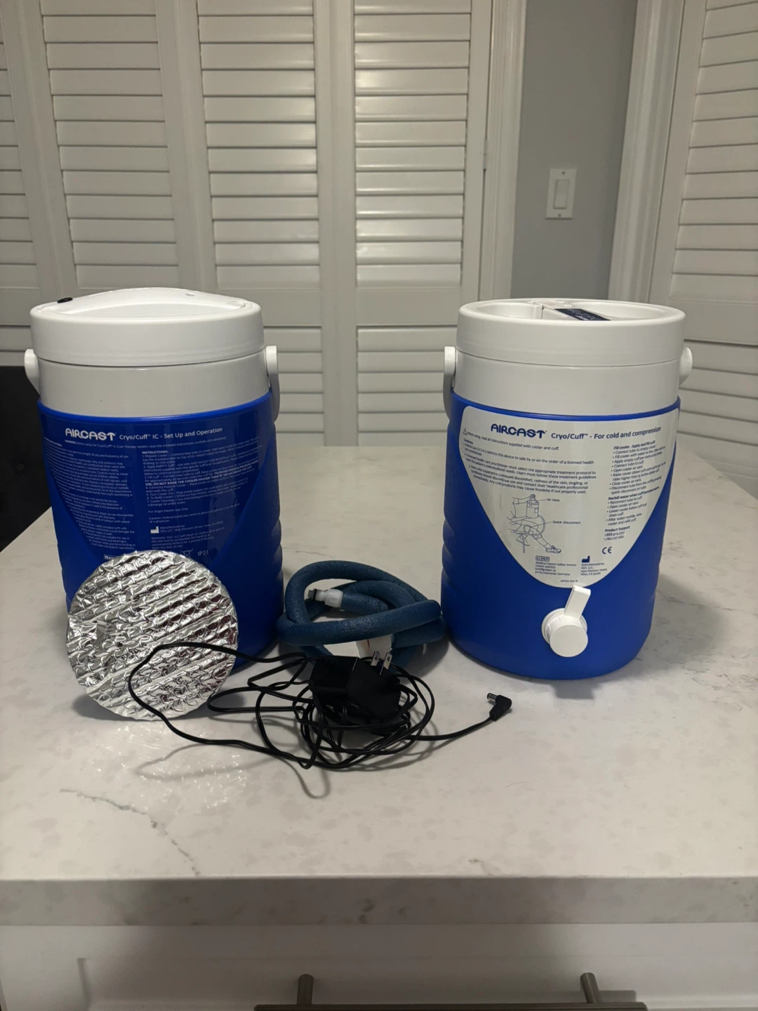 Air cast cryo - cuff knee and shoulder cold therapy system