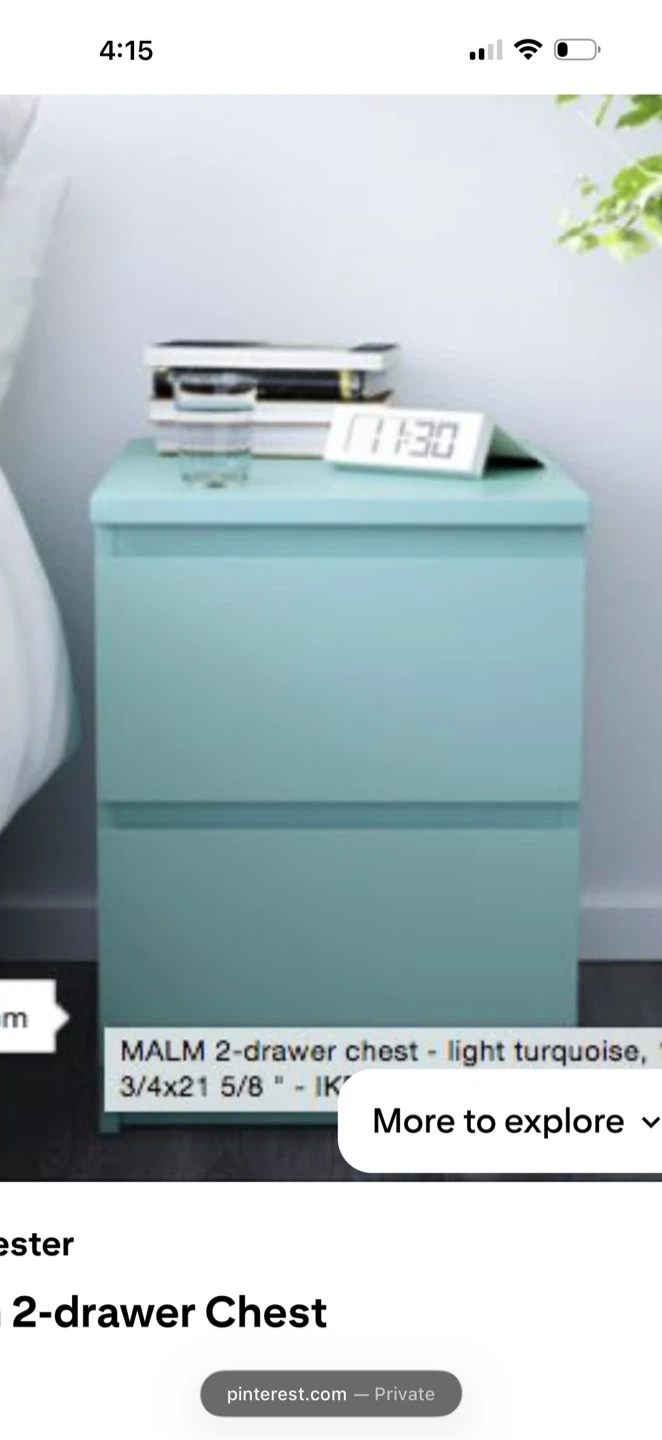 IKEA Storklinta 2-Drawer Chest