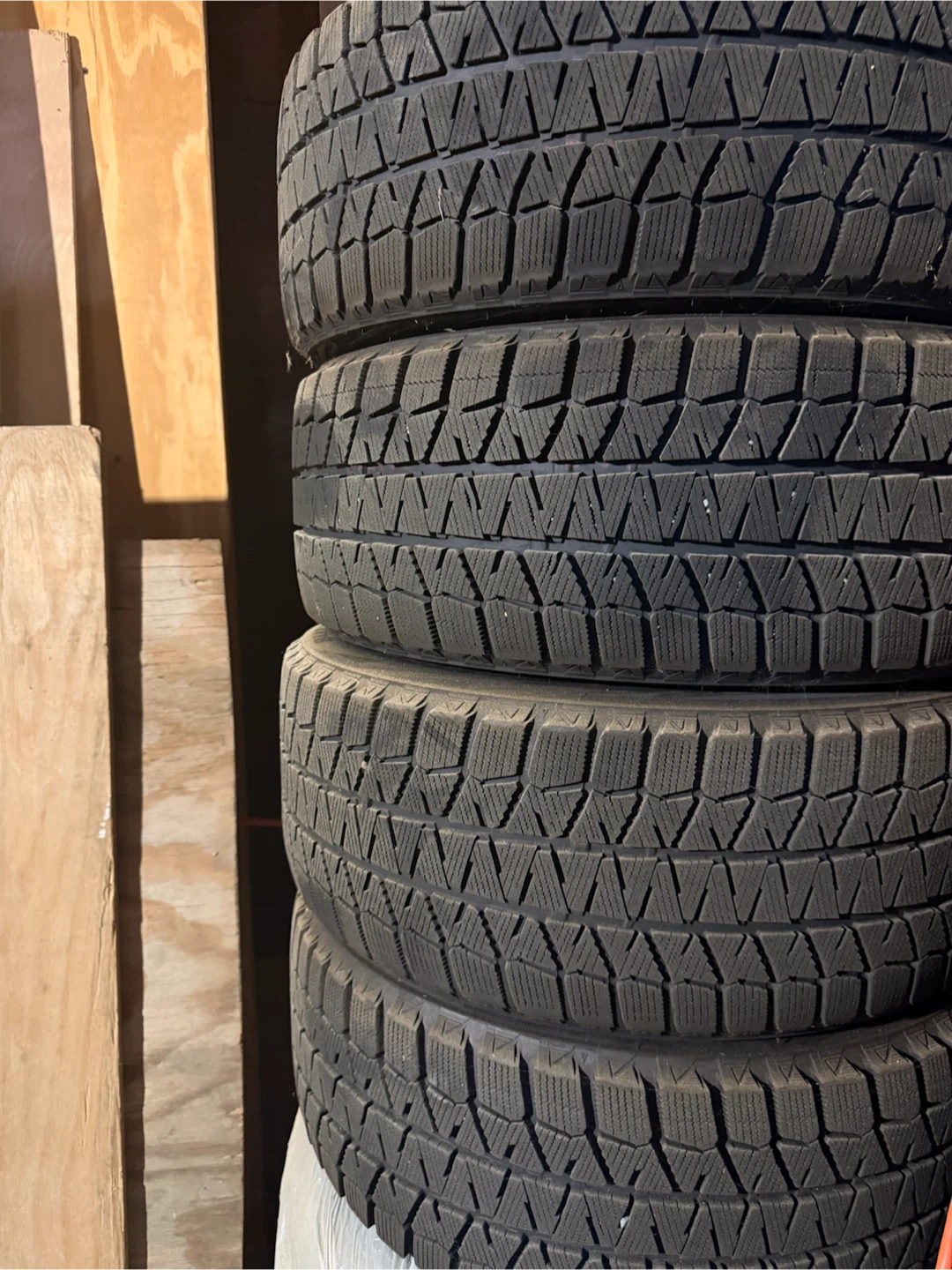 Bridgestone Studless Tires with Radius Wheels