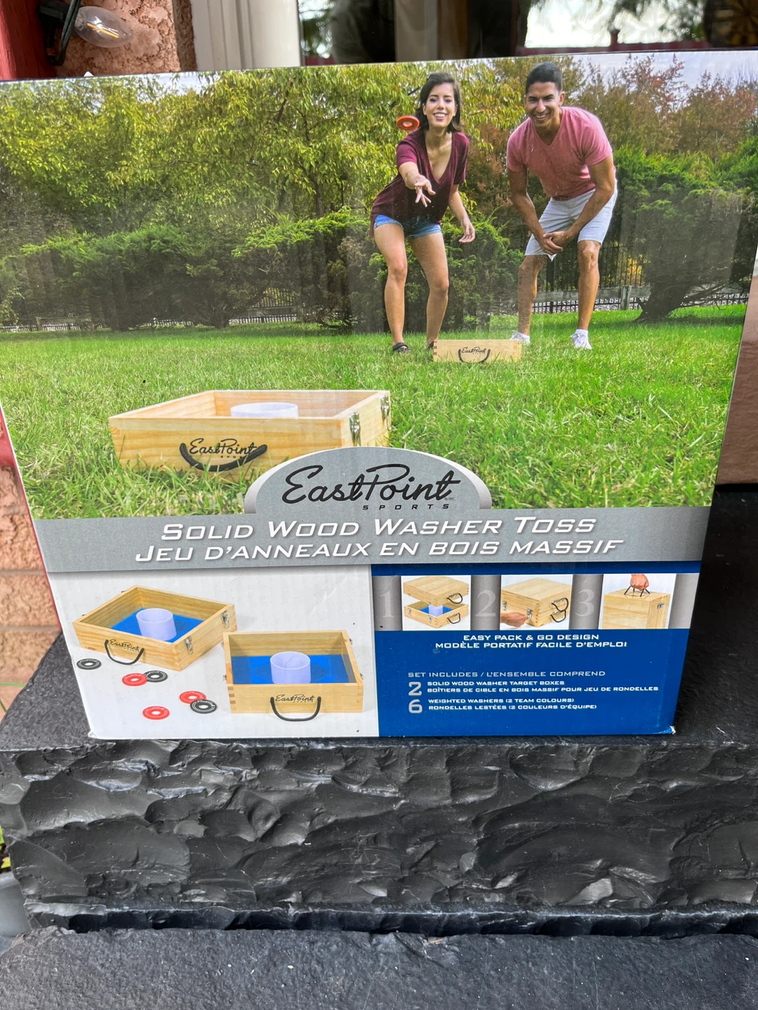 EastPoint Sports Solid Wood Washer Toss Game