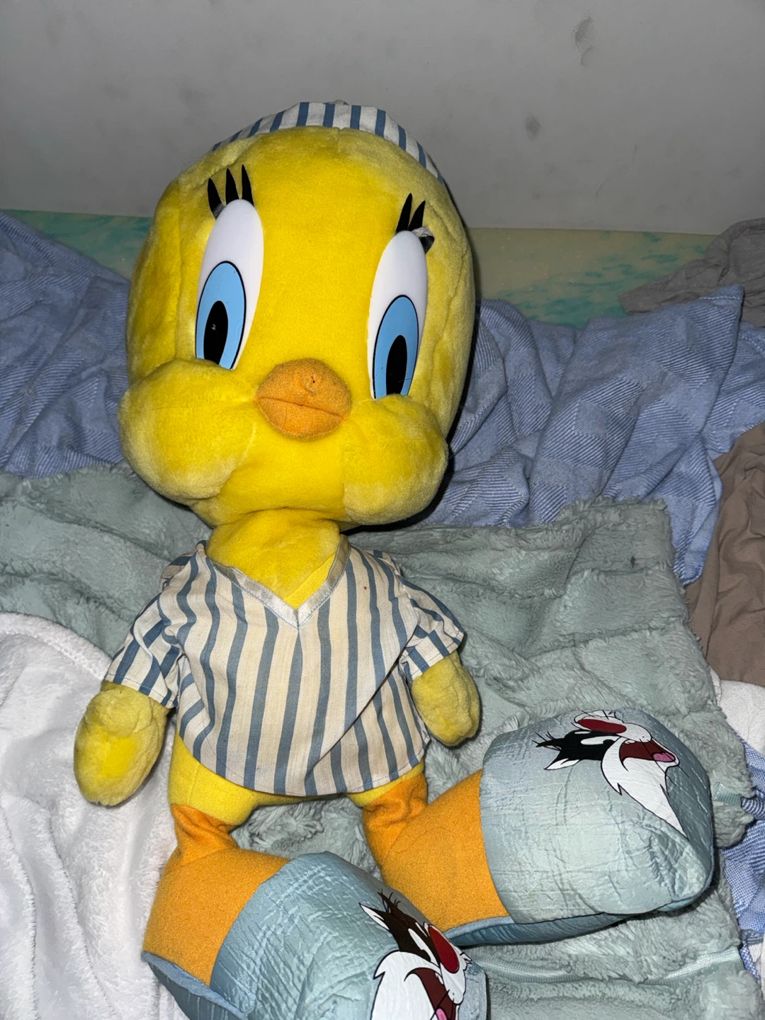 Vintage Looney Tunes Tweety Bird Plush Toy