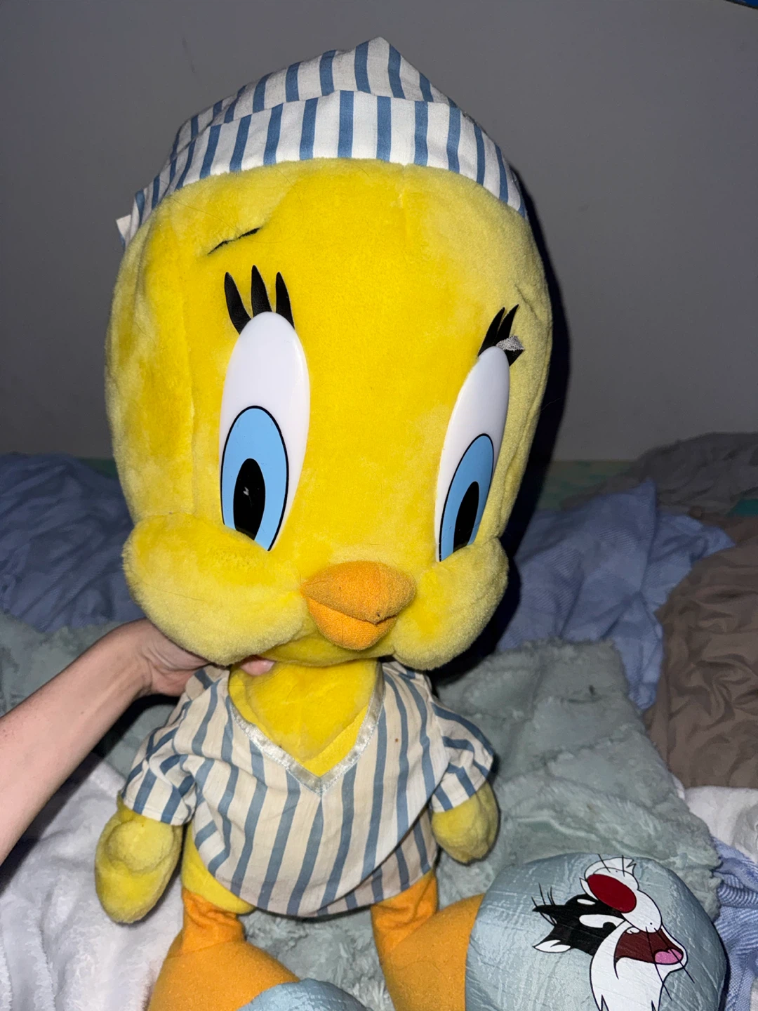 Vintage Looney Tunes Tweety Bird Plush Toy - photo 2