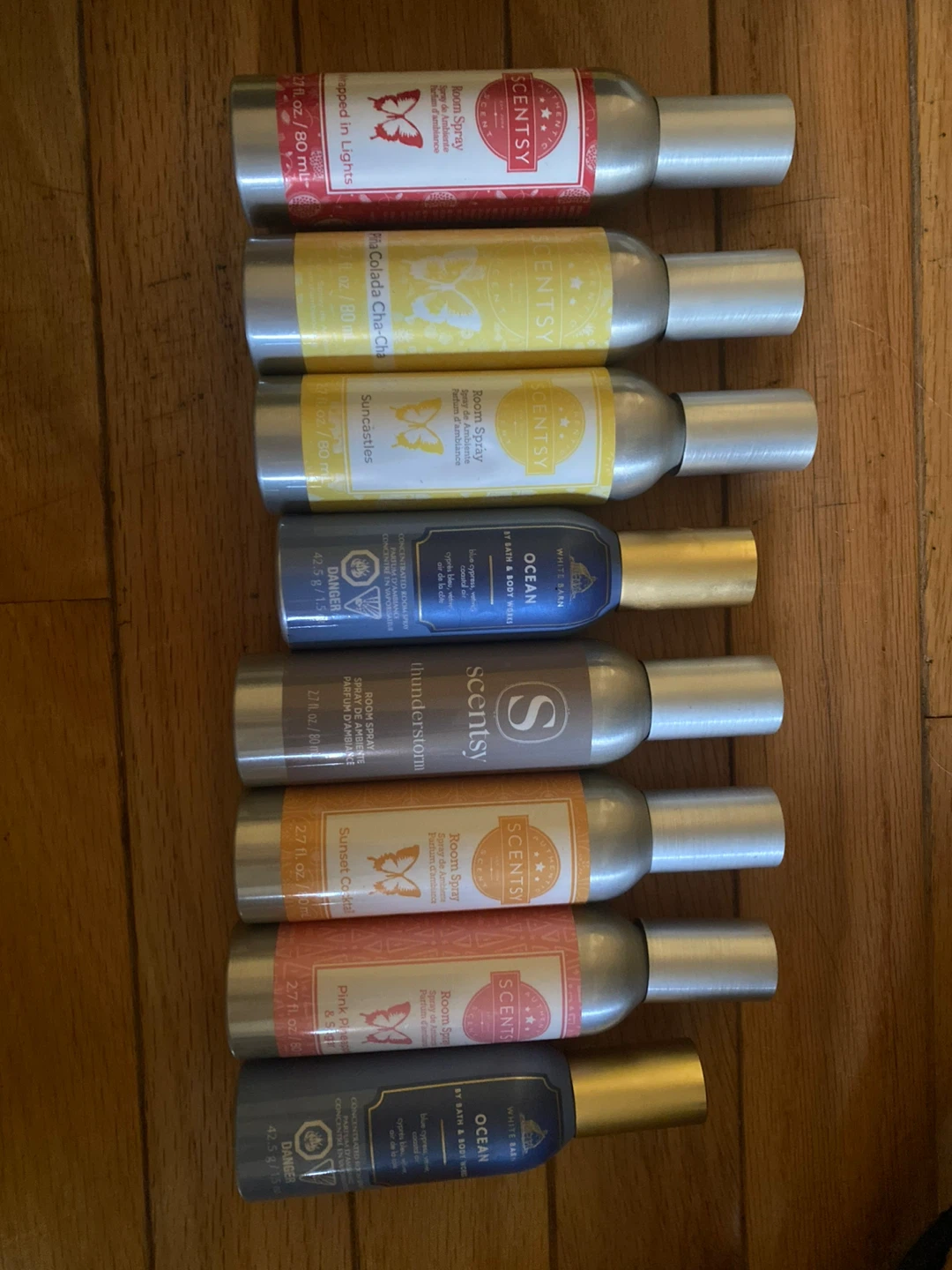 Scentsy and Bath & Body Works Room Sprays