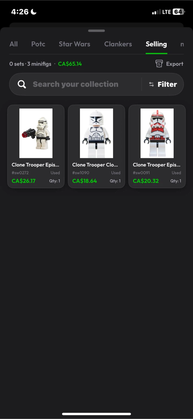 LEGO STAR WARS CLONE MINIFIG SALE - photo 4