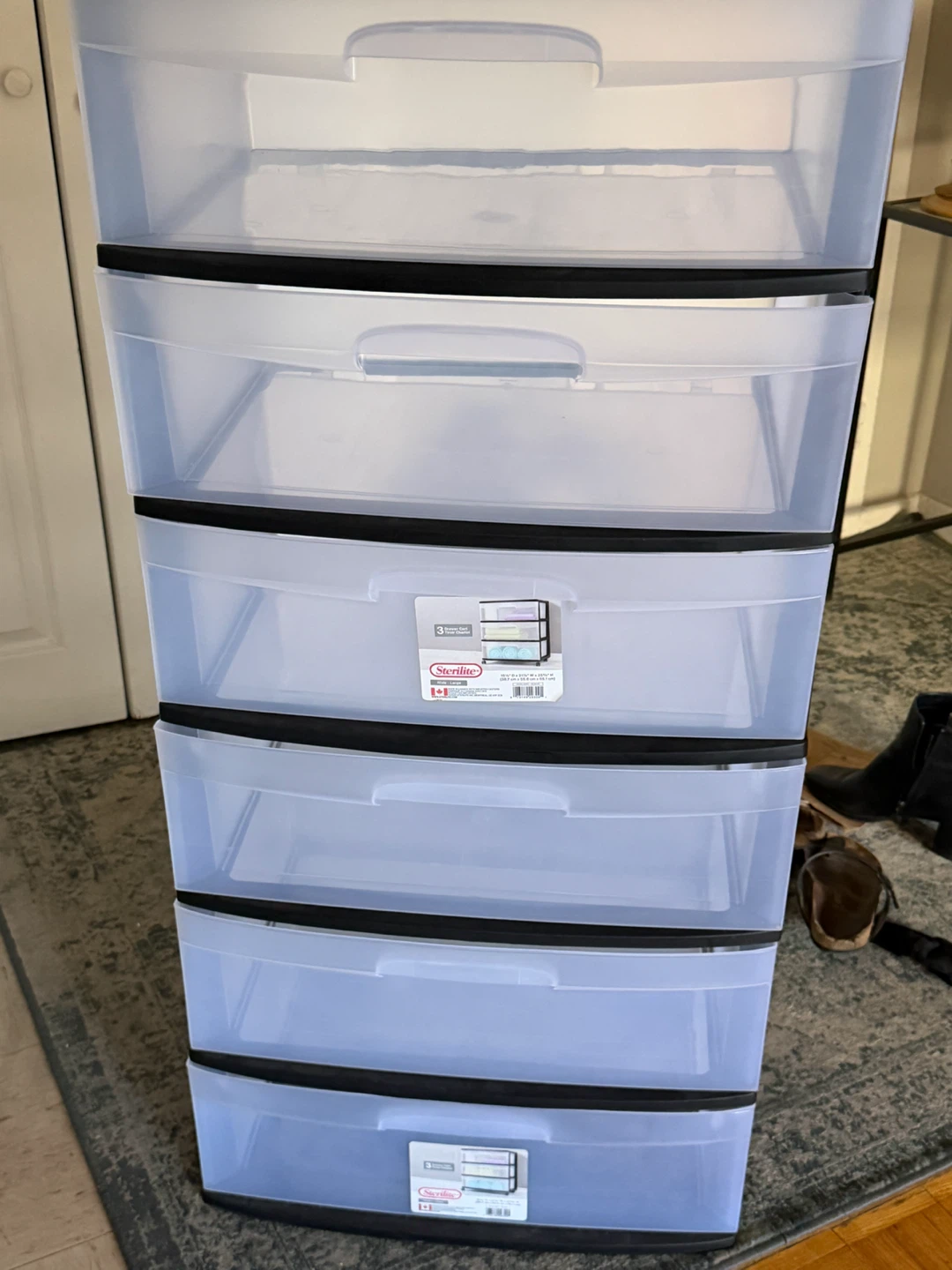 Sterlite 6 drawer storage