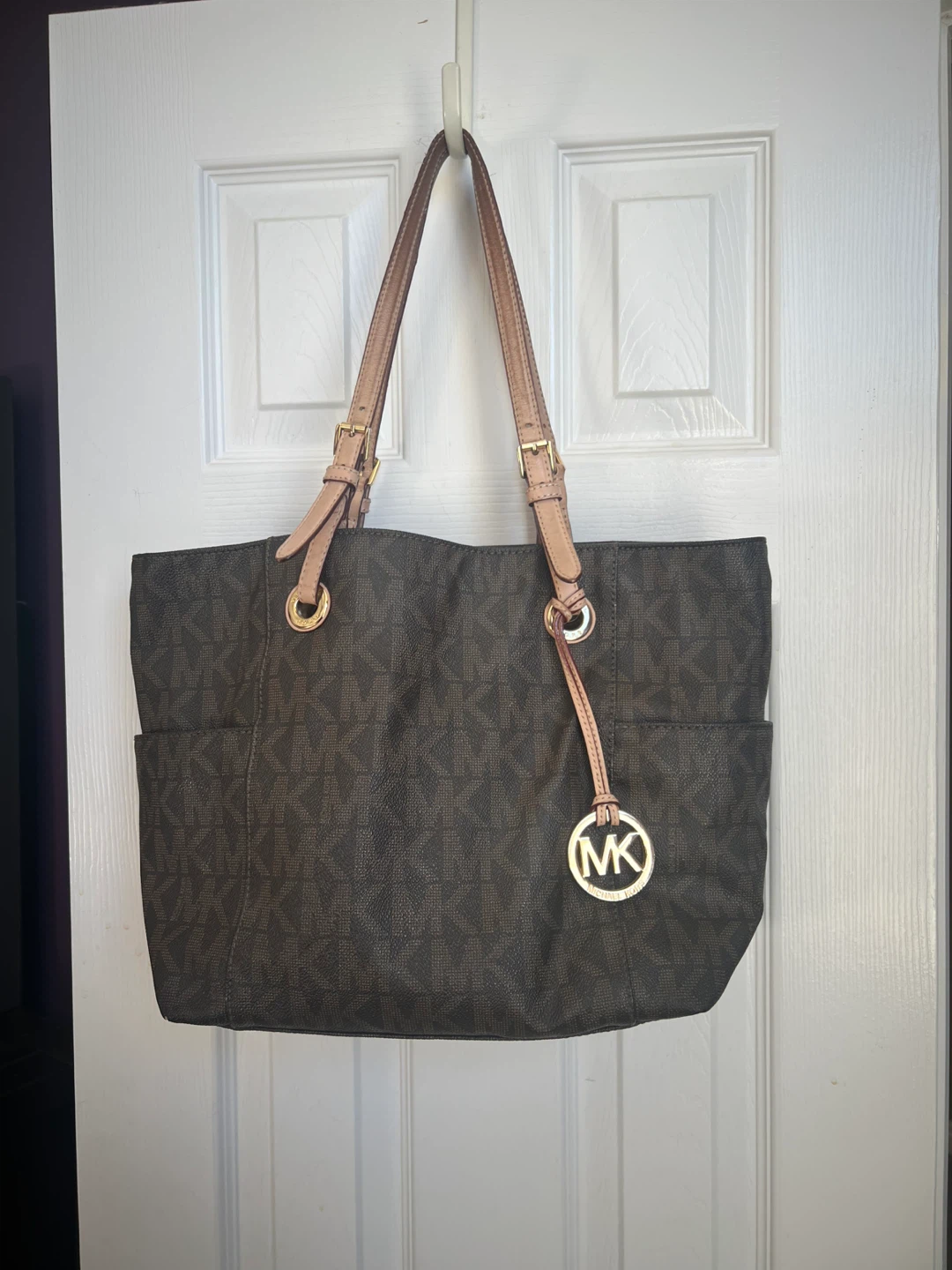 Michael Kors Signature Logo Tote Bag