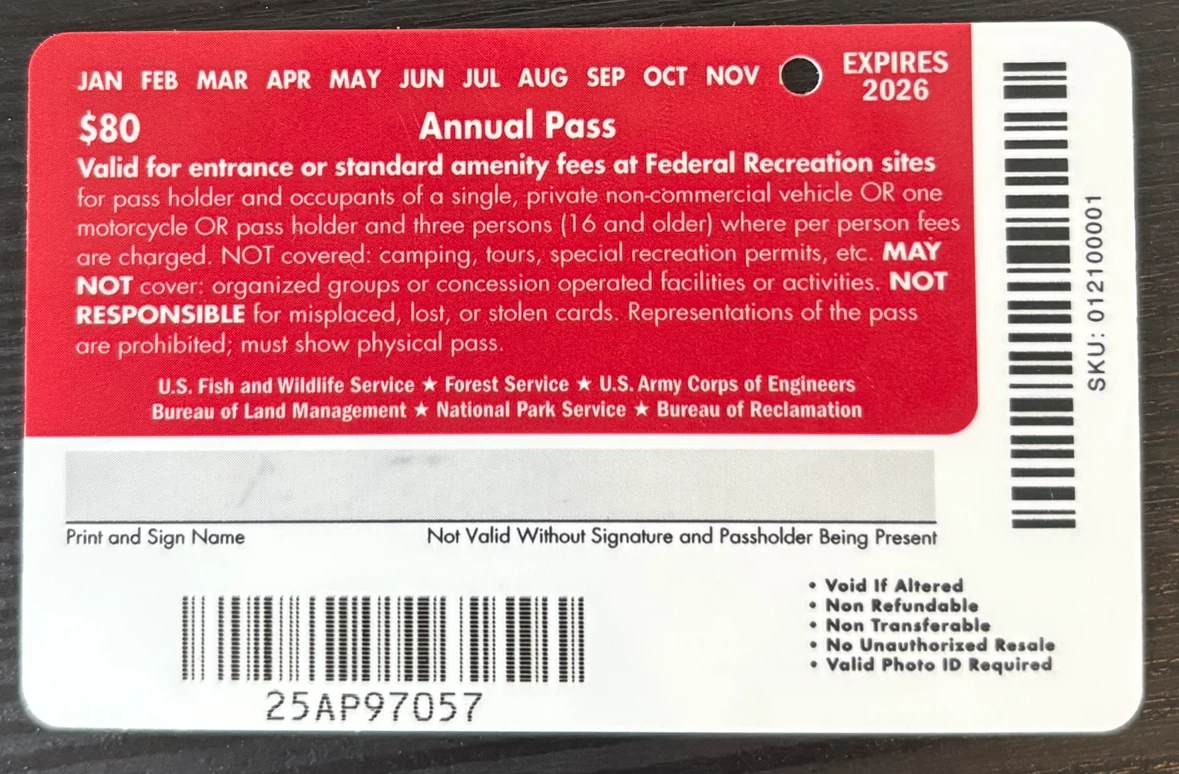 America the Beautiful Annual National Parks Pass - photo 2
