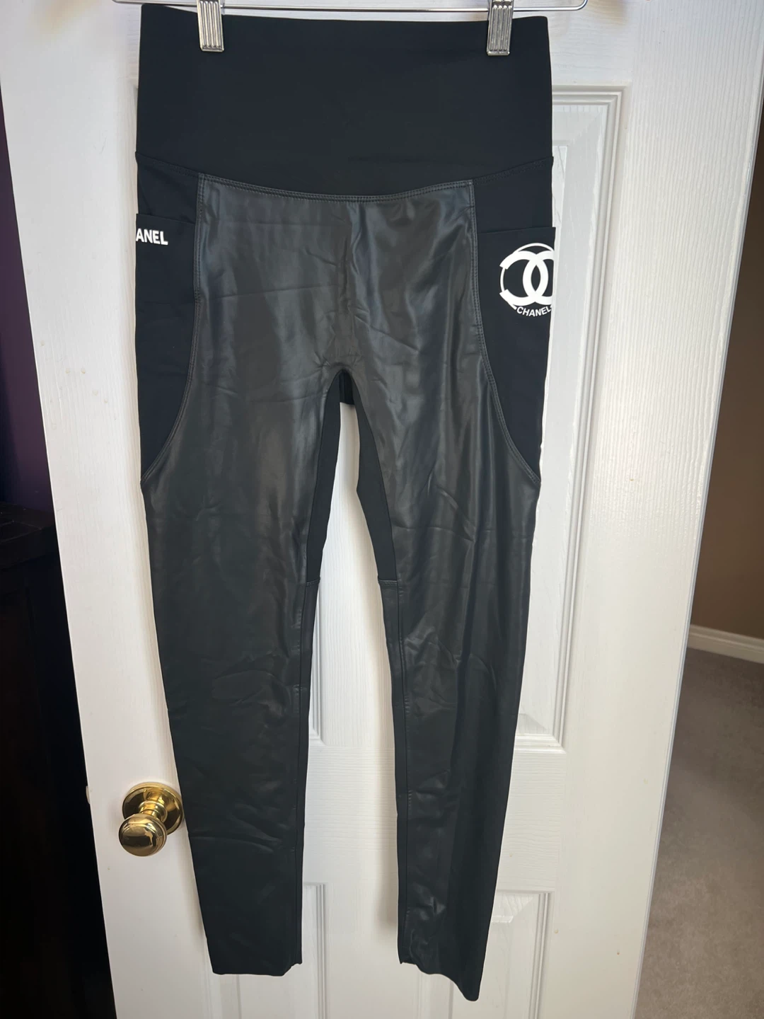 Chanel Black Leggings size small