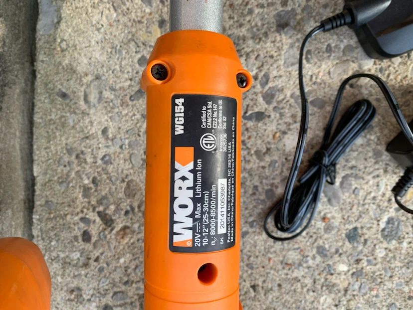 WORX WG154 20V Cordless Grass Trimmer - photo 3