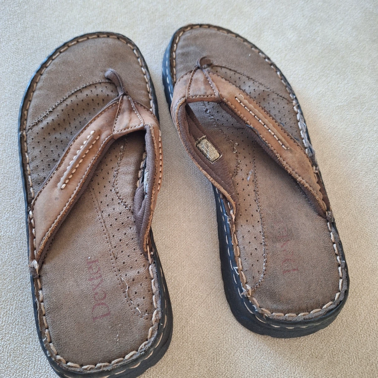 Dexter Brown Flip-Flops