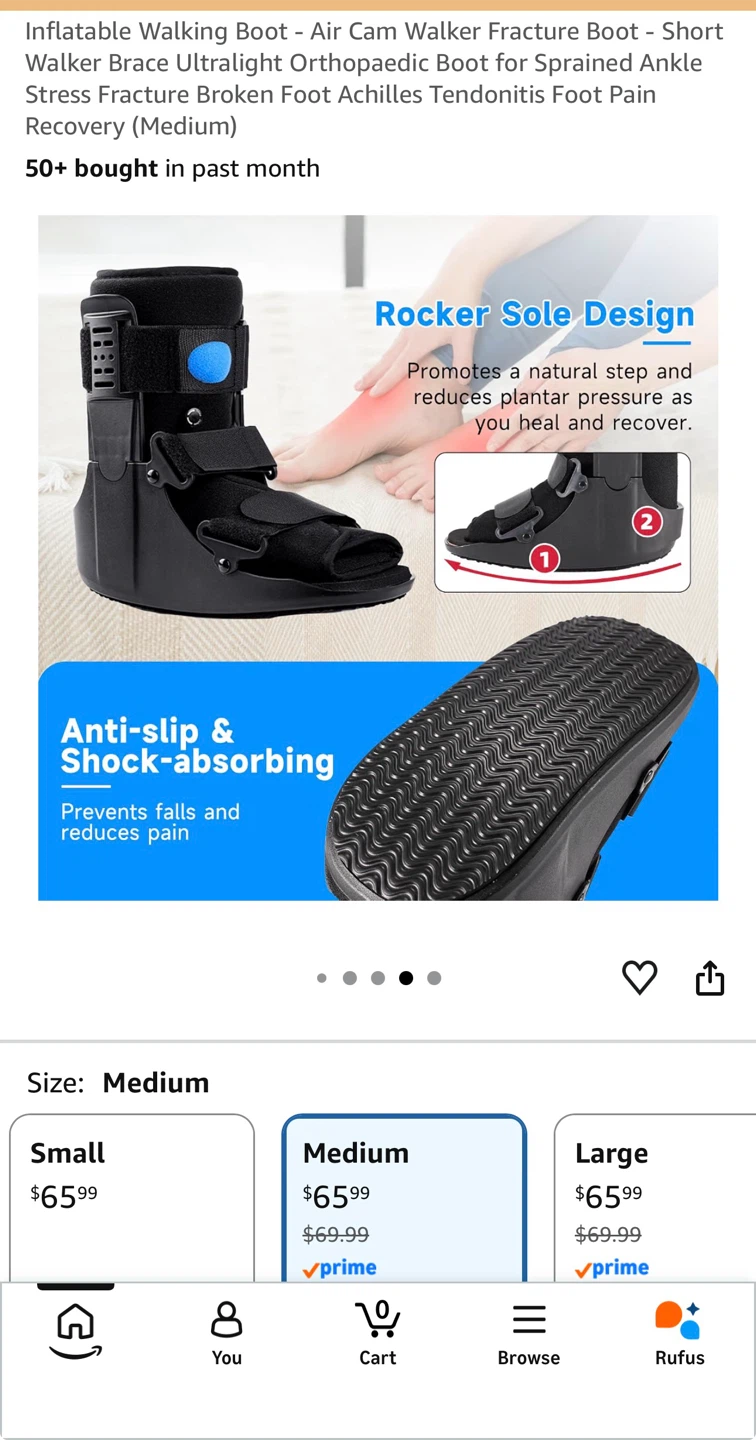 Short Orthopaedic Walking Boot Medium - photo 4