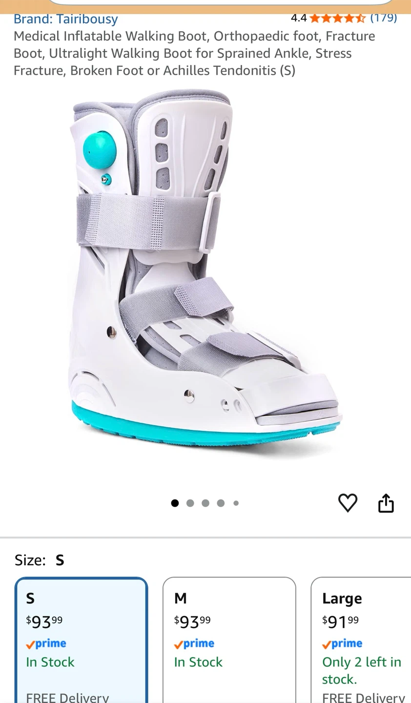 Tairibousy Medical Inflatable Walking Boot - Small - photo 2