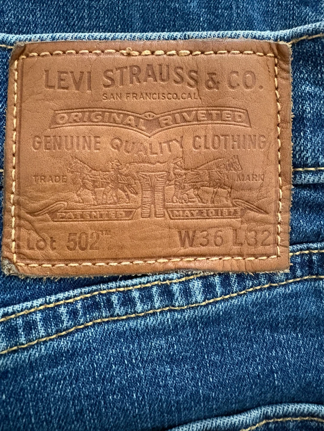 Levi's 502 Jeans W36 L32 - photo 4