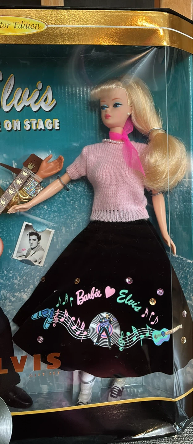 Sealed Box Vintage Barbie Loves Elvis Collector Edition Gift Set - photo 2