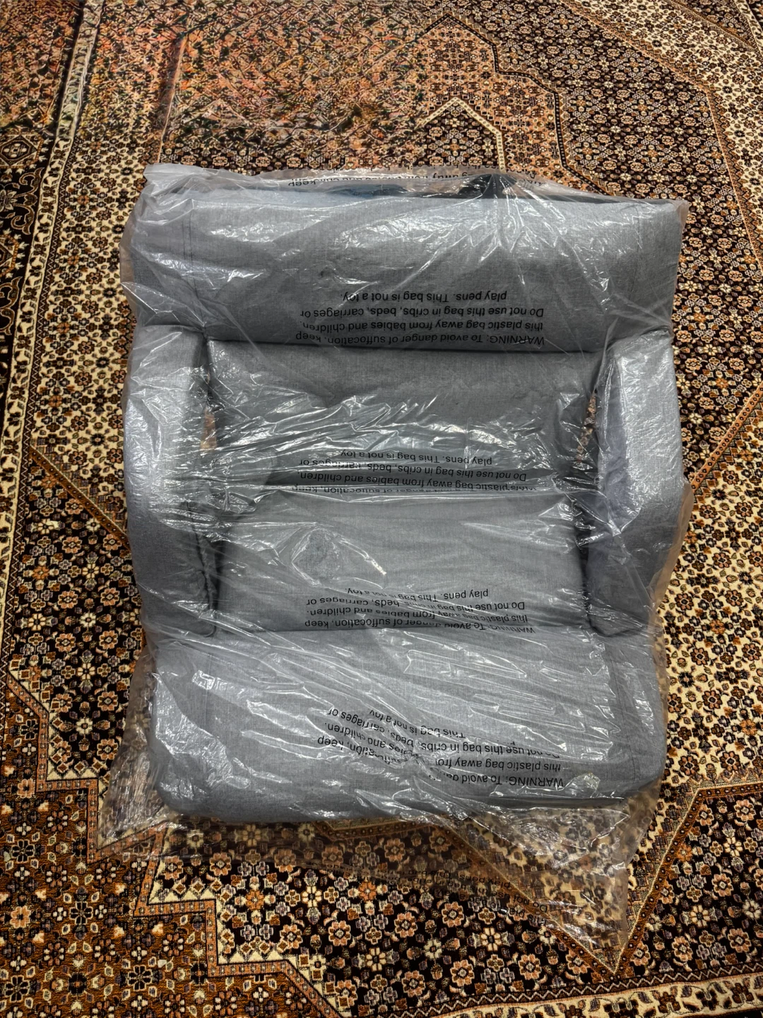 yeyeeyyee Wide Stadium Seat with Back Support - Grey - photo 3