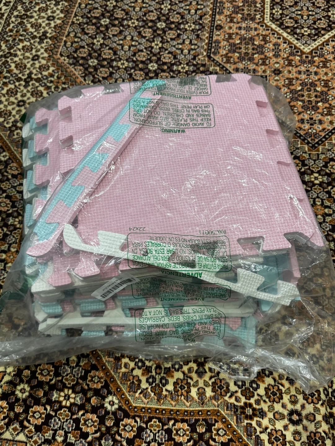 18-Pack Interlocking EVA Foam Floor Mats